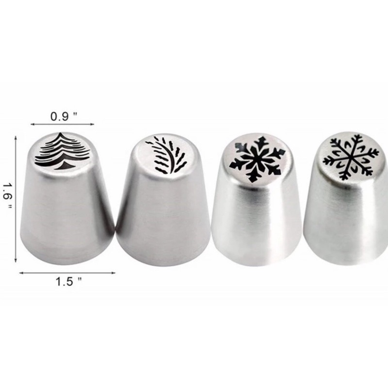 หัวบีบครีมคริสมาสต์ชุด 4หัว - รูปที่ 5