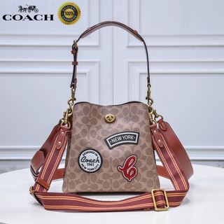 🎄พร้อมส่ง🌟Coach กระเป๋าสะพายข้างแฟชั่นสตรีรุ่นใหม่ มีสินค้า 6868