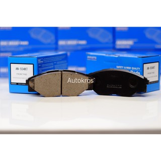 ผ้าเบรค Akebono วีโก้ สมาร์ทแคป SMART CAB 4x2 คู่หน้า AN554KT