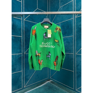 เสื้อกันหนาว GUCCI [NEW] สีจี๊ด ลายสวย เรียบหรู [Limited Edition]