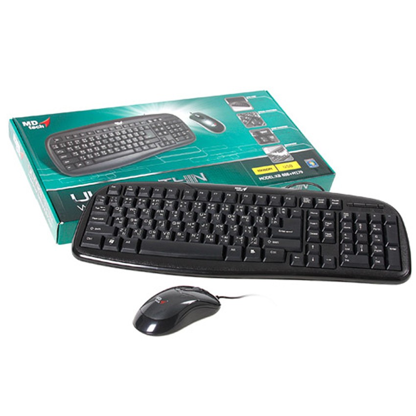 MD-TECH 2in1 USB Keyboards KB-888/M-179 (Black)