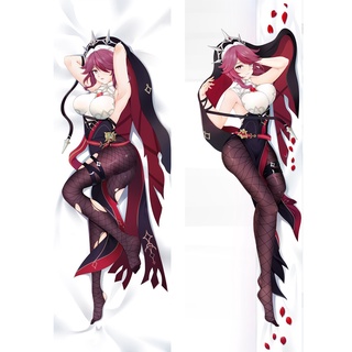 พร้อมส่ง ปลอกหมอนอิง พิมพ์ลายเกม Genshin Impact Rosaria Dakimakura สองด้าน ขนาด 150x50 ซม.