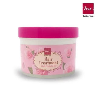 บีเอสซี ทรีทเม้นท์ BSC Glossy Hair Treatment Wax 400g กระปุก