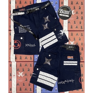 **ส่งฟรี** ✅พร้อมส่ง ของแท้ล้าน%✅ HoldemxNaruto Shuriken tactical Denim Shorts👁‍🗨