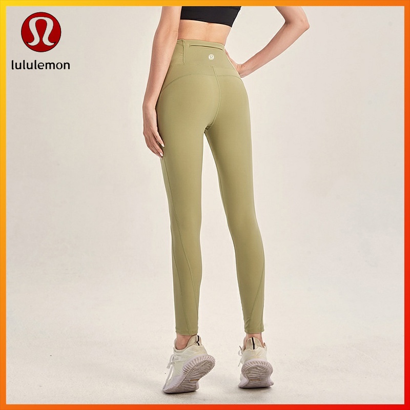 Lululemon ใหม่กางเกงเลกกิ้งแฟชั่นสําหรับสตรีเอวสูง 4 สี 6215