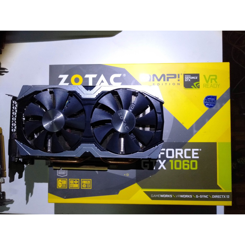 ZOTAC GeForce® GTX 1060 AMP! Edition 6Gb ประกันยาว ADVICE[SVOA] 22-06-2565[2022]