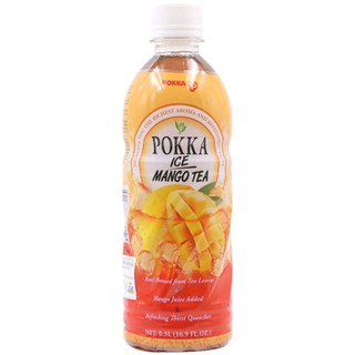 พอคคา ชามะม่วงพร้อมดื่ม Pokka Ice Mango Tea 500ml