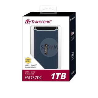 Transcend External SSD 1TB - รับประกัน 3 ปี - มีใบกำกับภาษี-TS1TESD370C