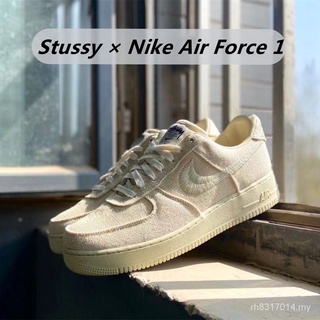 ♠❁☋Nike Air Force 1 Low Beige Casual Unisex รองเท้ากีฬา