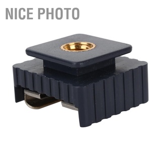 Nice photo 1/4 Thread Hot Shoe Adapter Mount Converter Rig for Camera Flash Holder Light Stand