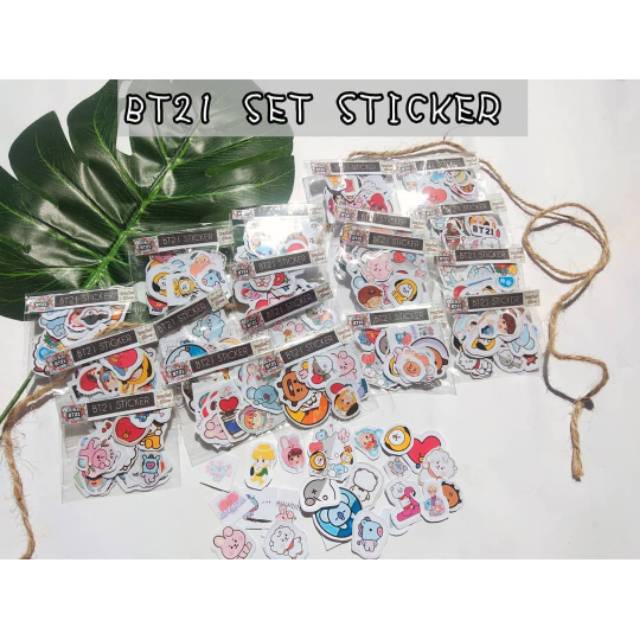 ชุดสติ๊กเกอร์ Bt21**
