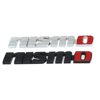 สติ๊กเกอร์ติดรถยนต์ 3 D Metal nismo