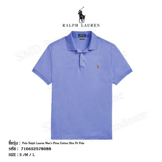 POLO RALPH LAUREN เสื้อโปโลชาย รุ่น Polo Ralph Lauren Mens Pima Cotton Slim Fit Polo Code: 710652578088