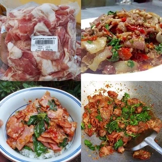 เศษเบค่อนรมควัน 1กิโลกรัม 🥓 🏆ราคาดีมาก รับตรงโรงงานผลิต💥พร้อมส่ง หมูกระทะ ชาบู ผัดกระเพรา 🚛เหมาค่าส่ง ฟรีกล่องโฟม!!