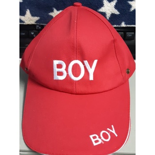BOY หมวกแก็ป ปักโลโก้ BOY  หมวกแฟชั่นผู้ชายผู้หญิง