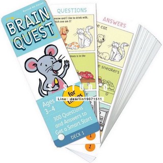 Brain Quest for Threesrevised 300 Questions and Answers to Get a Smart Startหนังสือภาษาอังกฤษ