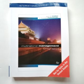 Multinational Management : A Strategic Approach 4th Edition (2ndhand มือสอง)