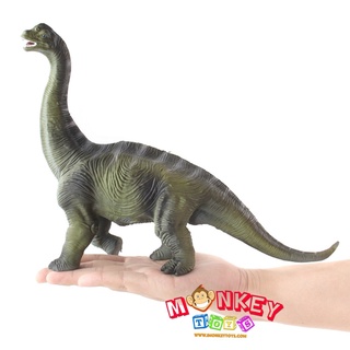 Monkey Toys - โมเดลไดโนเสาร์ Brachiosaurus เขียว ขนาด 26.00 CM (จากหาดใหญ่)