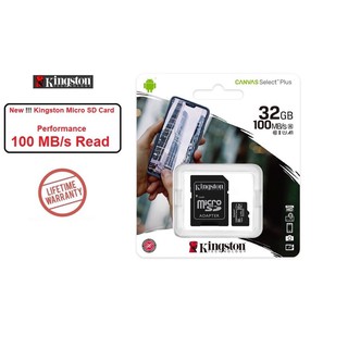 (ของแท้) เมมโมรี่การ์ด Class10 Kingston 16GB 32GB 64GB Memory Card Micro SD SDHC 16GB/32GB คิงส์ตัน