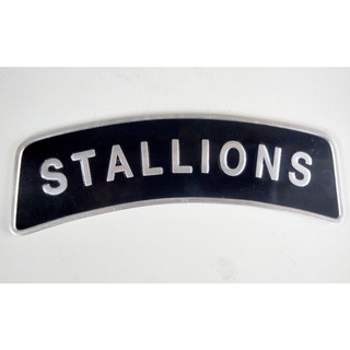 ป้ายstallions สำหรับติดบังโคลนหน้า