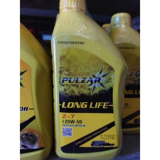 น้ำมัน Pulzar Long life Z-7 SAE 20W-50 heavy duty motor oil สั่งผิดไม่รับคืนสินค้า