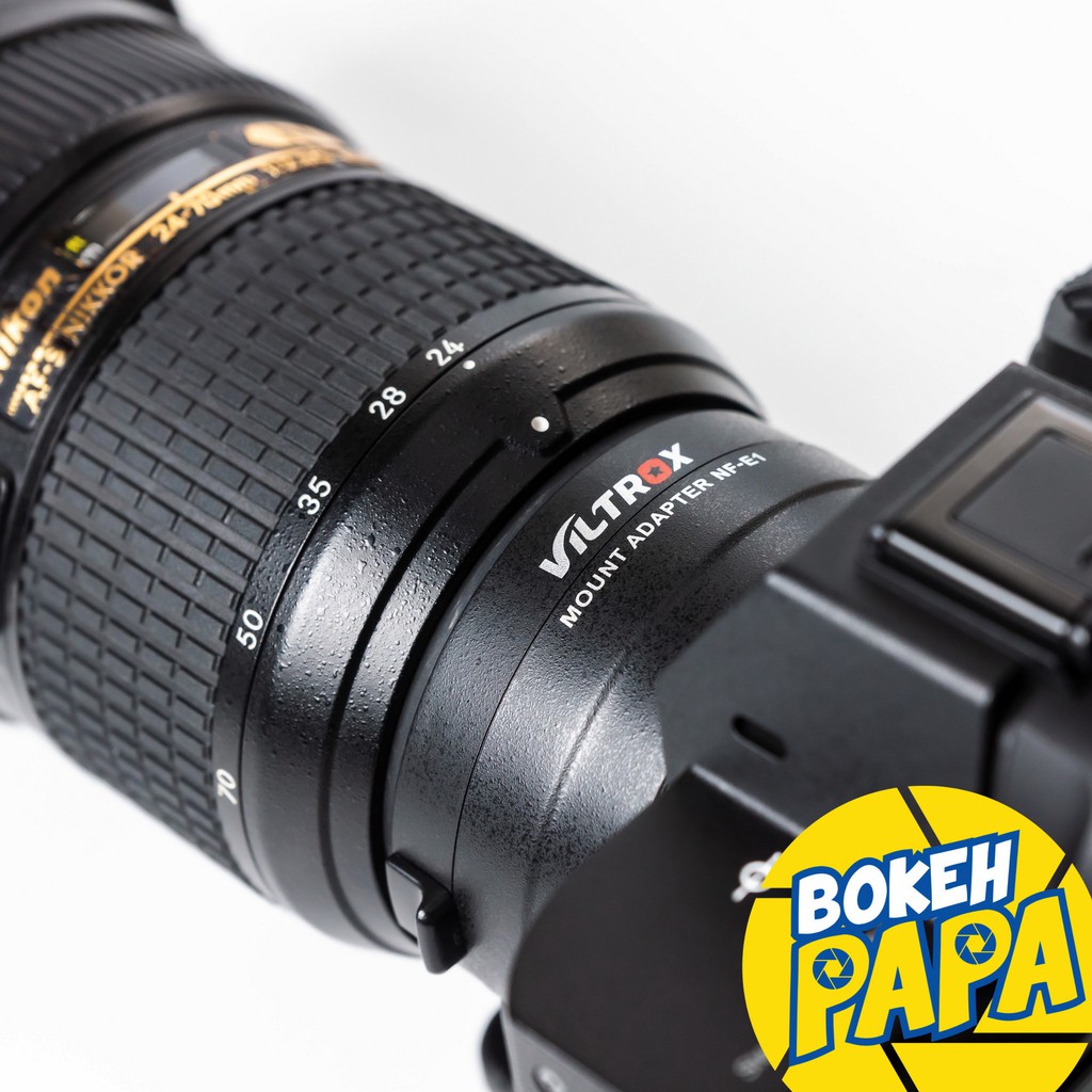 VILTROX NF-E1 ออโต้โฟกัส อะแดปเตอร์ Auto Focus Lens Adapter ( NIKON - Sony ) ( NF-E ) ( NF-NEX ) ( NF- FE ) ( NF NEX )