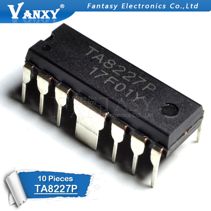 10PCS TA8227 DIP TA8227A DIP-12 TA8227APG HDIP12 TA8227P board