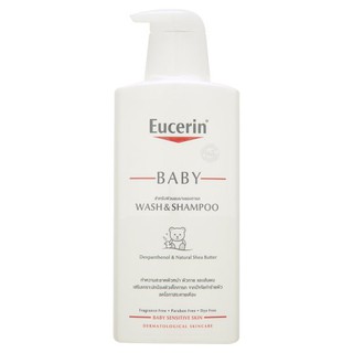 Eucerin Baby Wash &amp; Shampoo 400ml.