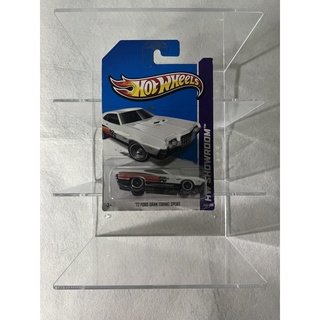 Hot wheels 72 FORD GRAN TORINO SPORT 2014 HW SHOWROOM 242 OF 250 (White) K&amp;N