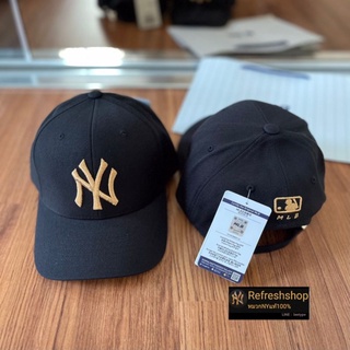พร้อมส่ง💛🖤แท้ 100% MLB CAP ๅหมวก NY แท้ นำเข้าจากเกาหลี