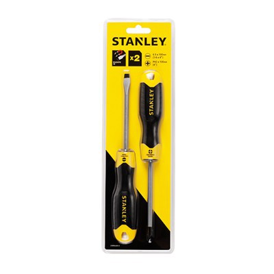 STANLEY  ไขควง ชุด2ตัว STMT66670 แฉก + แบน ทนทาน ของแท้100% ออกใบกำกับภาษีได้ ราคา ถูกที่สุด ดีลบีเคเค แกลเลอรีภาพที่ 2
