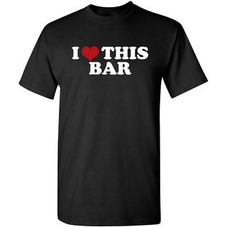 เสื้อยืด พิมพ์ลายกราฟฟิค I Love This Bar แฟชั่นฤดูร้อน สําหรับผู้ชาย