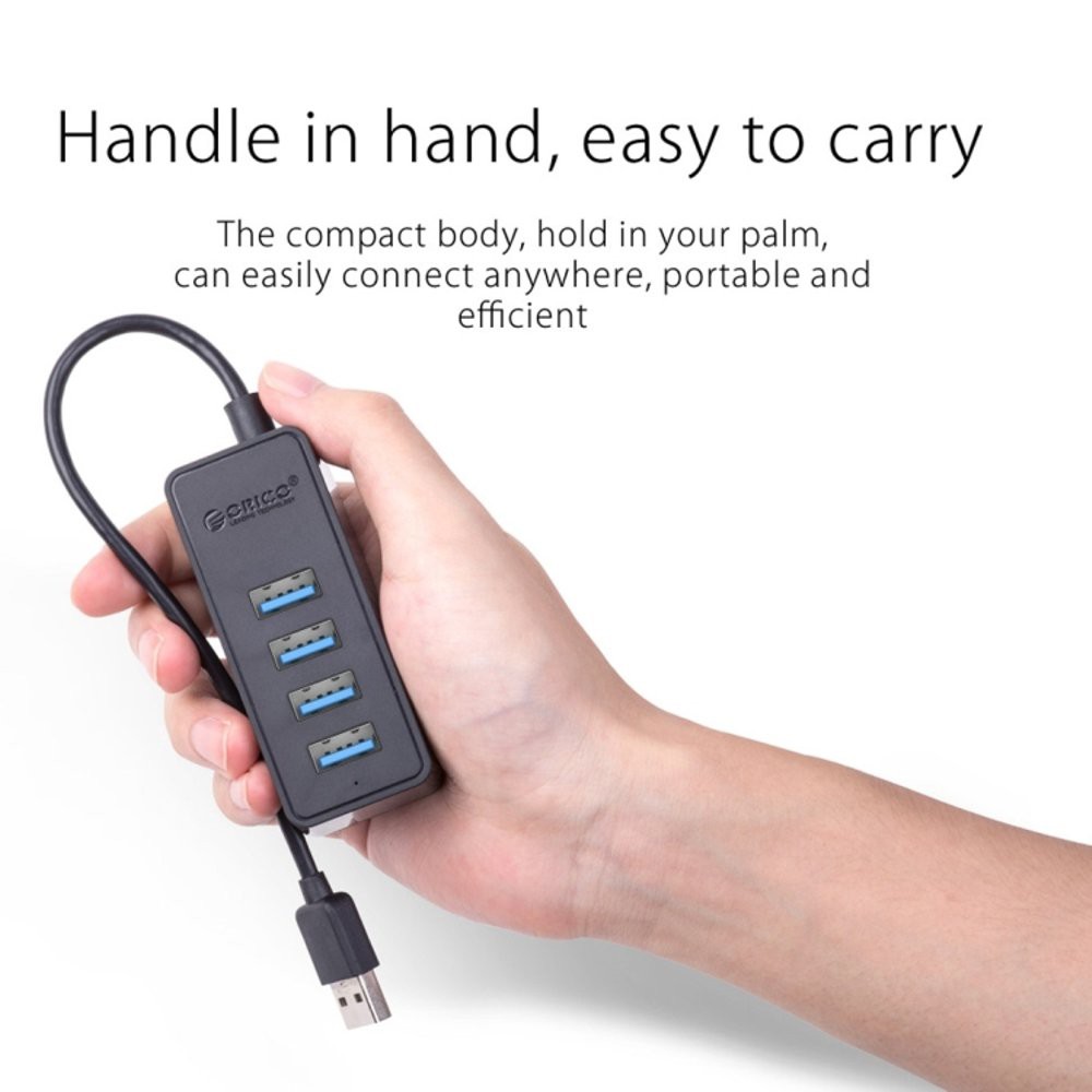 ORICO W5P-U3-30 4 พอร์ต USB 3.0 HUB พร้อมอะแดปเตอร์แปลงไฟ