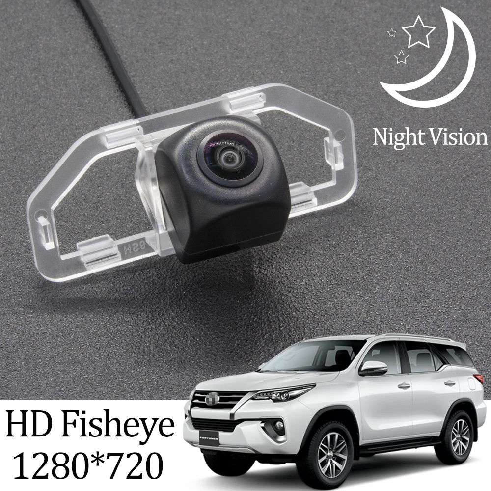 กล้องมองหลังรถยนต์ HD 720P สําหรับ Toyota Fortuner 2015 2016 2017 2018 2019
