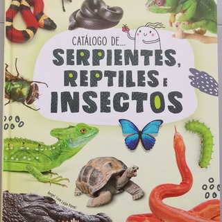 ภาษาสเปน Spanish Español Childrens Natural Science Book หนังสือวิทยาศาสตร์ธรรมชาติ SERPIENTES, REPTILES E INSECTOS