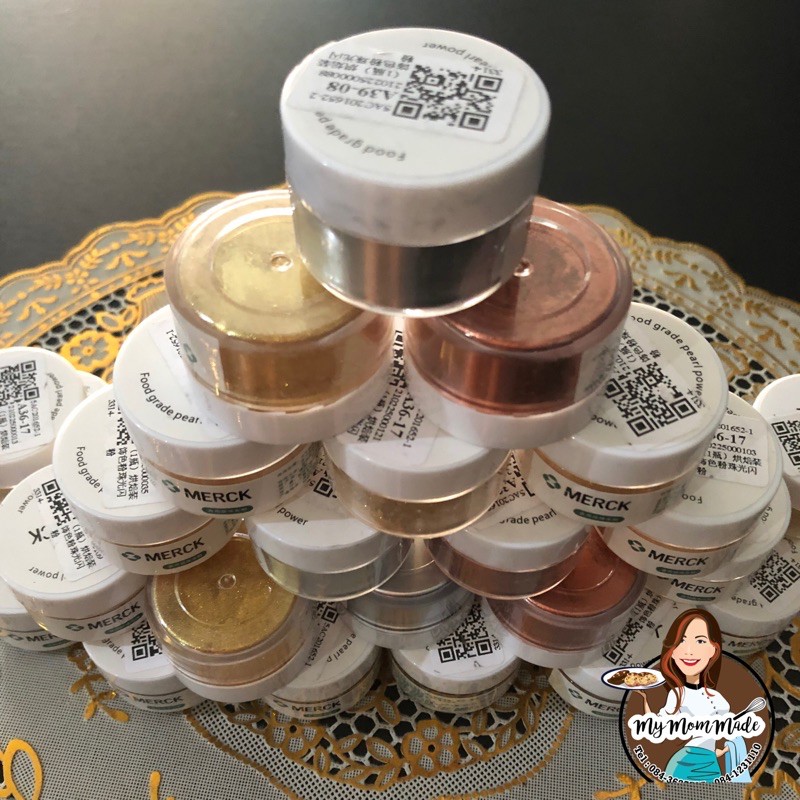 สีผงปัดขนมทานได้ กลิตเตอร์ (พร้อมส่ง)