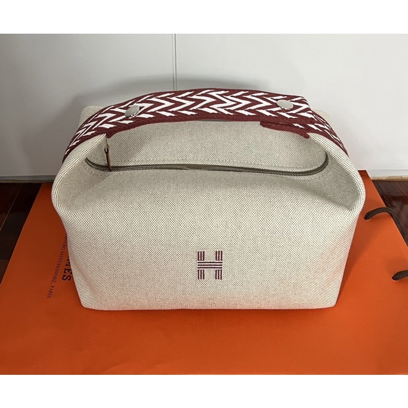 Hermes - New!! Bride a Brac Travel case Rouge H