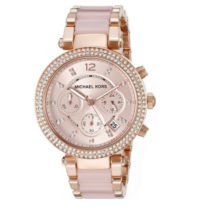 Michael Kors MK Parker Mini Multi-Function Ladies Watchนาฬิกาแบรนด์เนม ...