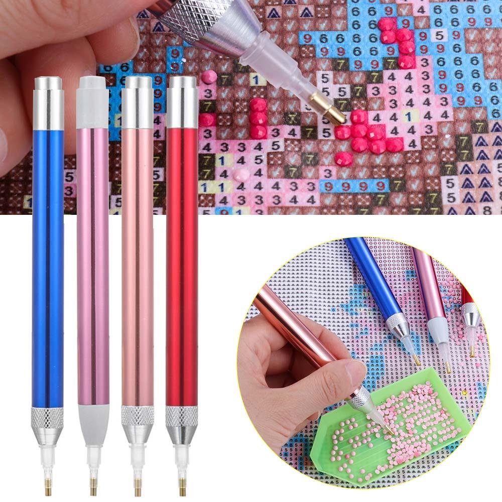 [COD] 1Pc Cross Stitch Tool Craft Lighting Diamonds Pens Point Drill