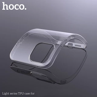 Hoco เคสสีใส สีชา สำหรับไอโฟนทุกรุ่น i15,i15pro max,i13,i13 pro max,i12,i12pro max,i11,11pro max,SE,X,XR,Xs max,7p,8p