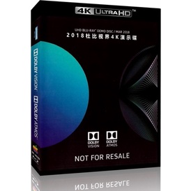 [เวอร์ชั่นไต้หวัน] แผ่นบลูเรย์ HD ภาพยนตร์ 4K UHD 1080P 2018 Dolby Horizon 4K