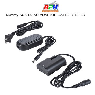 Dummy Battery ACK-E6 AC Adapter Battery LP-E6 for Canon 5DS 5DIV 7DII 80D