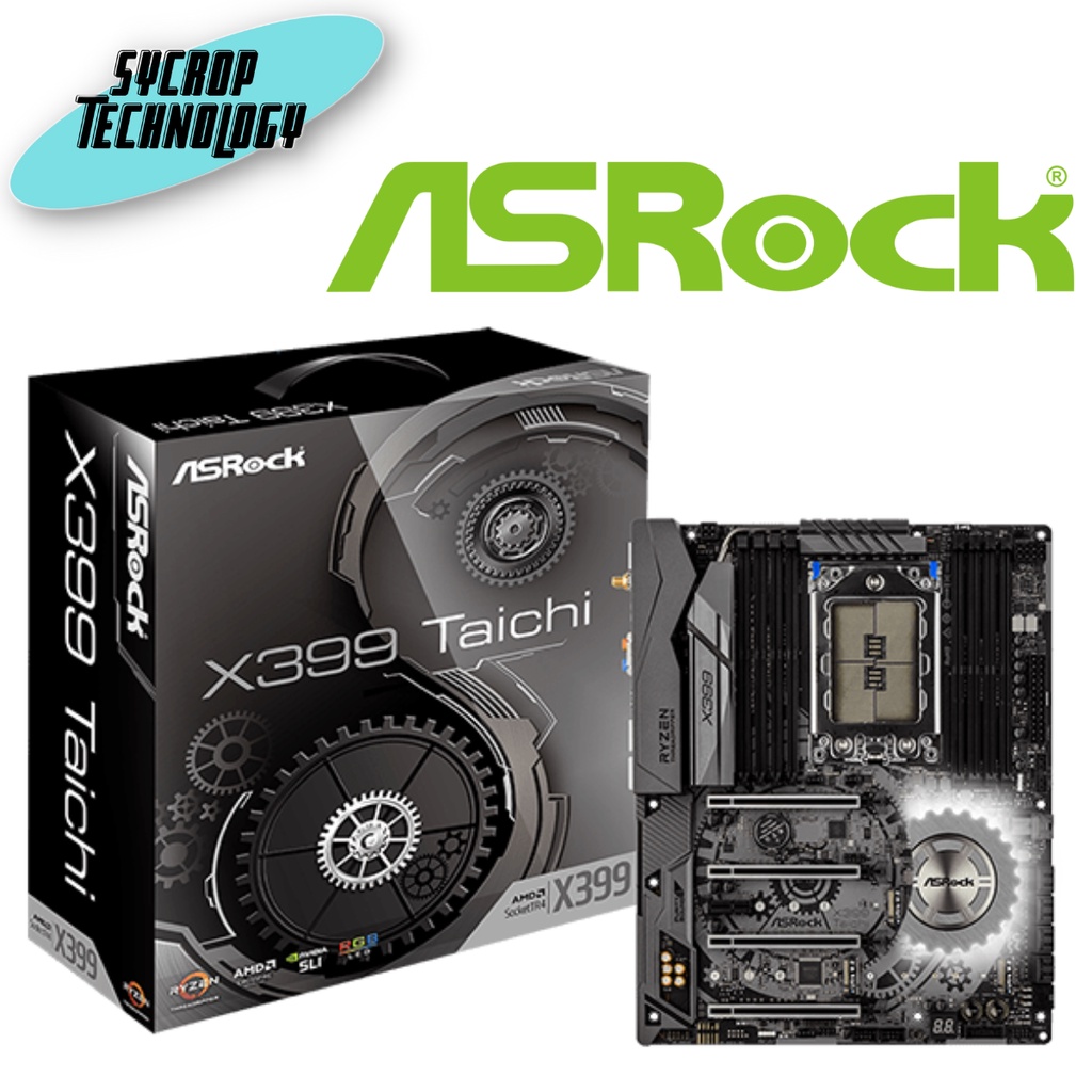 ASROCK MAINBOARD (เมนบอร์ด) TR4  X399 TAICHI ประกันศูนย์