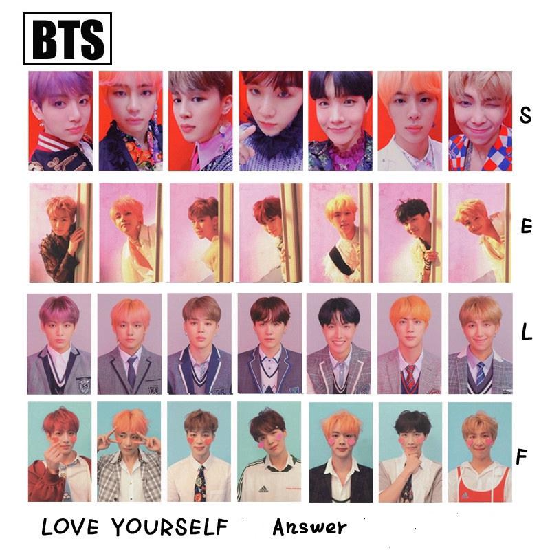 อัลบั้มภาพ โปสเตอร์ BTS Bangtan Boys Love Yourself Answer Album 7 ชิ้น