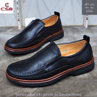 CSB รองเท้าหนังหุ้มส้น รุ่น MD6002 สีดำ ไซส์ 39-44