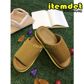 รองเท้านวดเพื่อสุขภาพ....สีเหลืองเข้ม (ช่วยบริเวณอุ้งเท้า) ( size:L 40-44 )