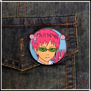 ★ Saiki Kusuo no sai-nan Brooches ★ 1Pc Anime Cartoon Fashion Doodle Enamel Pins Backpack Button Badge Brooch