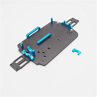 อัพเกรดชิ้นส่วนแชสซีคาร์บอนไฟเบอร์สำหรับ WLtoys A959A979 A959B A979B RC Car Replacement