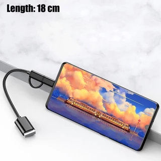 2 in 1 Type-C OTG TO USB 3.0 อินเทอร์เฟซ OTG สายอะแด๊ปเตอร์ Fast ตัวเชื่อมต่อเพื่อส่งผ่าน