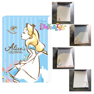 Disney Alice in the Wonderland Notepads กระดาษฉีก กระดาษโน้ต สมุดฉีก อลิส